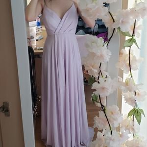 Lulu's "All About Love" Lilac Dress